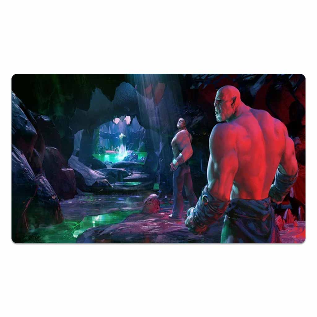 Orcs Preparing For Battle Playmat