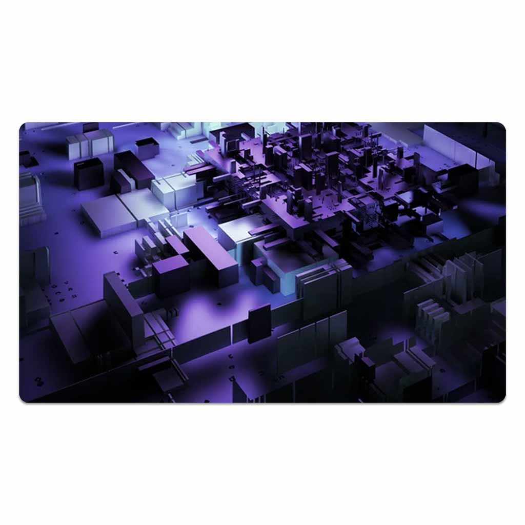 Purple Circuit Board Mouse Pad