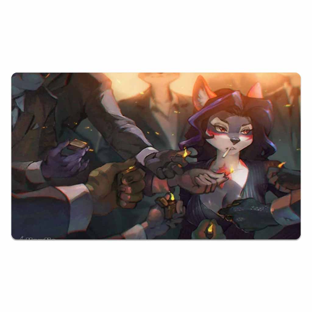 Queen Scarlett In A Midnight Bar Mouse Pad