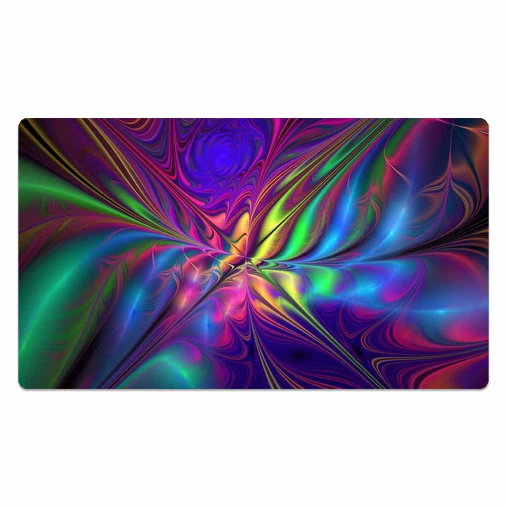 Rainbow Liquid Strokes Version One Mouse Pad