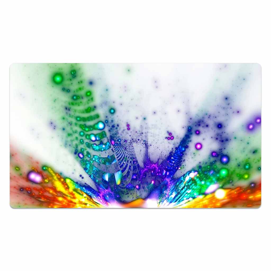 Rainbow Splatter Mouse Pad