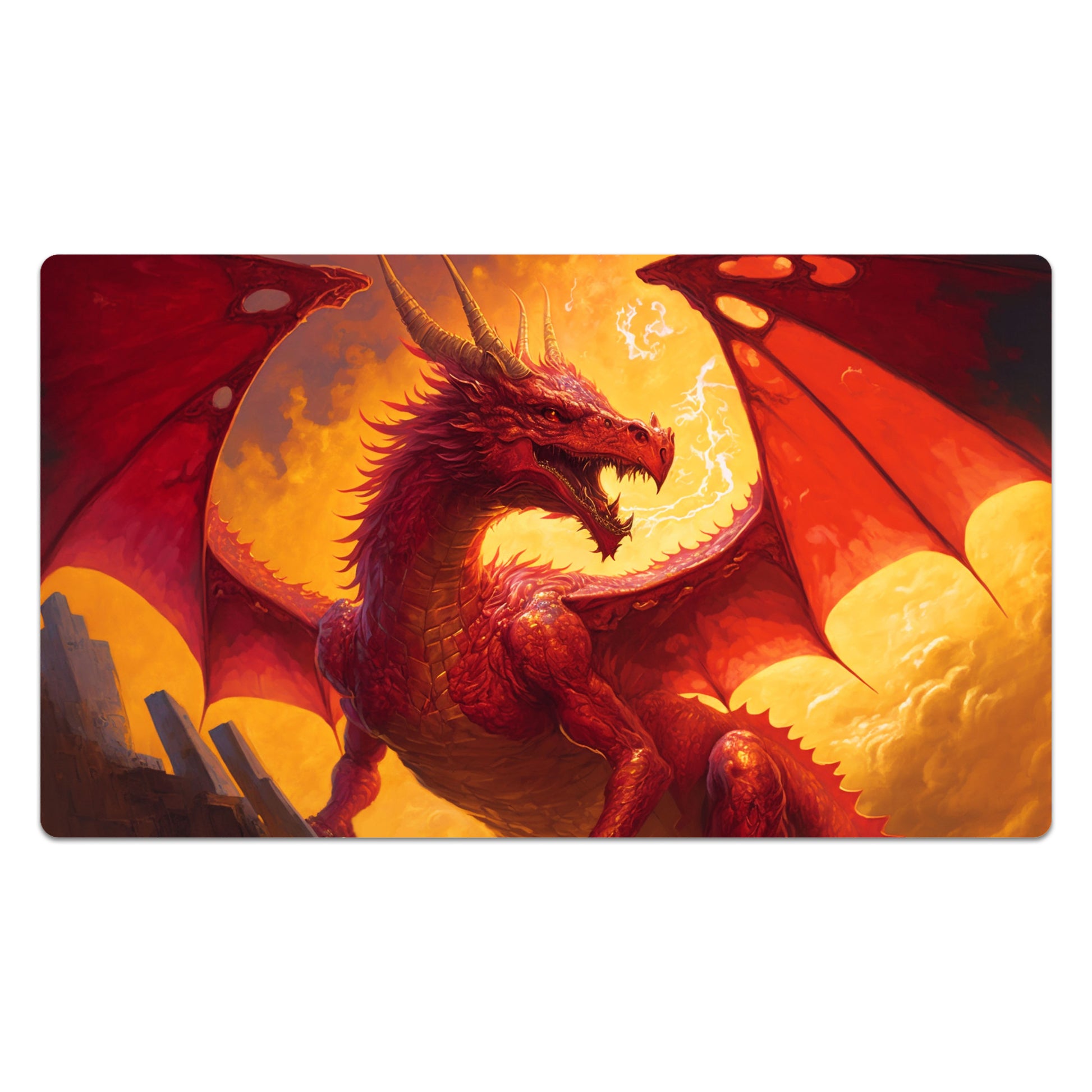 Red Dragon Playmat