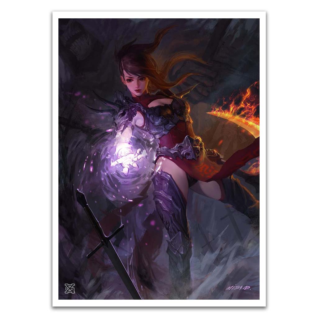 Sexy Death Mage Princess Card Sleeves