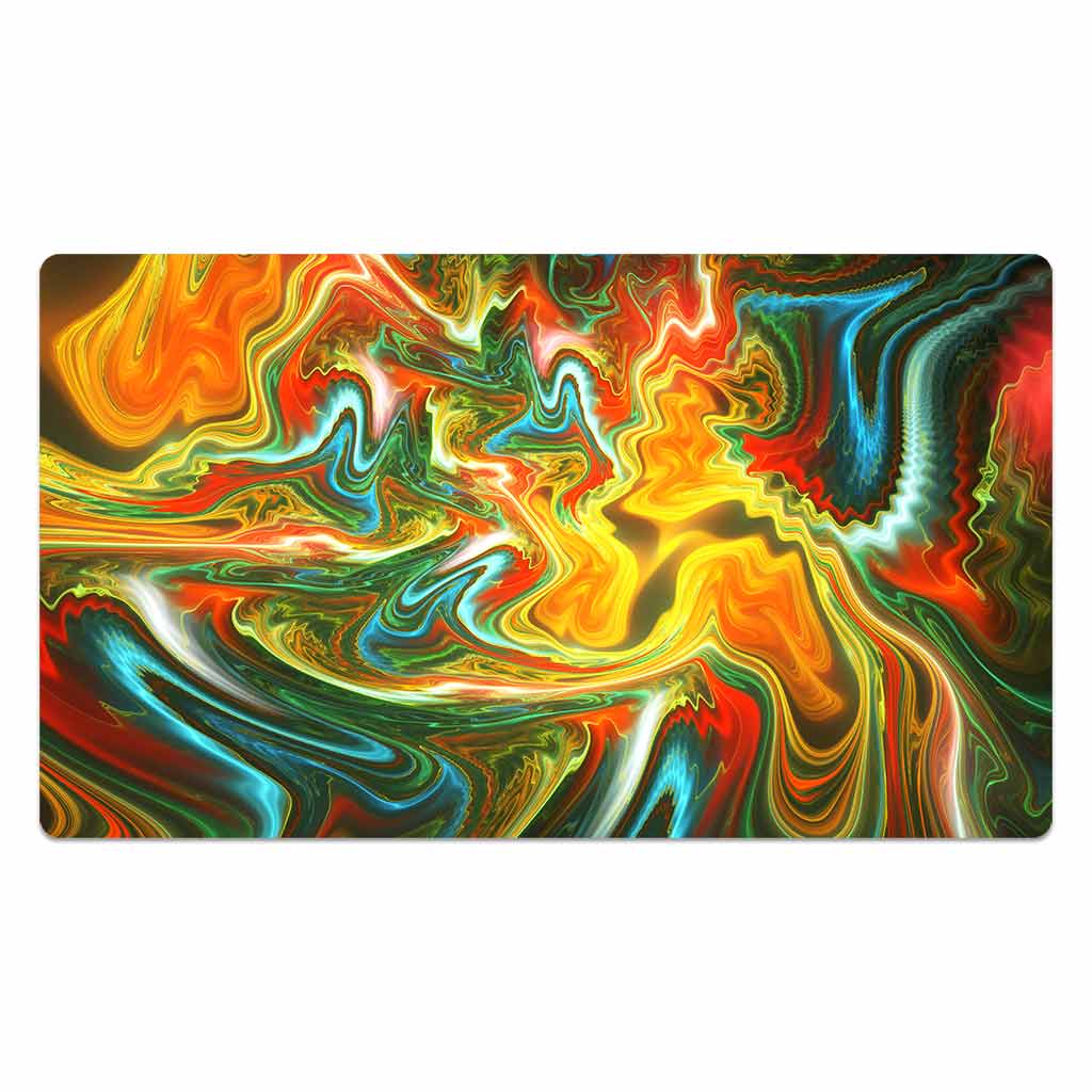 Strata Liquid Rainbow Mouse Pad