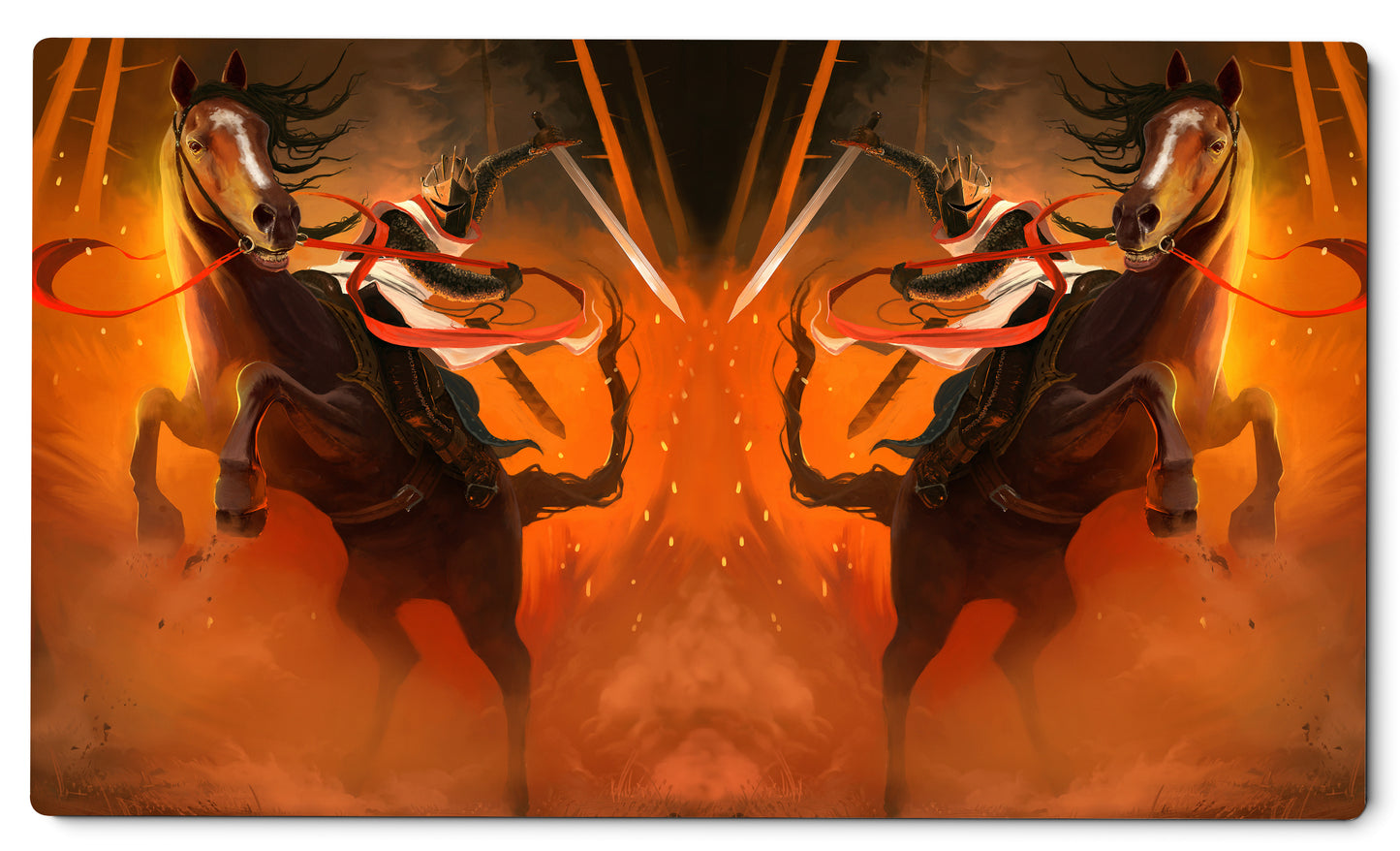 Striking Knight Playmat