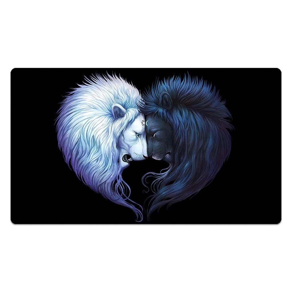 Sun And Moon Brotherhood Black Mouse Pad