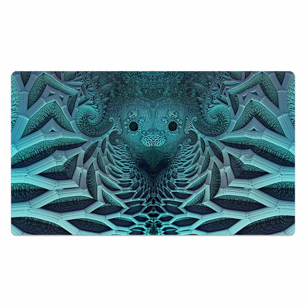 Symmetrical Face Illusion Mouse Pad