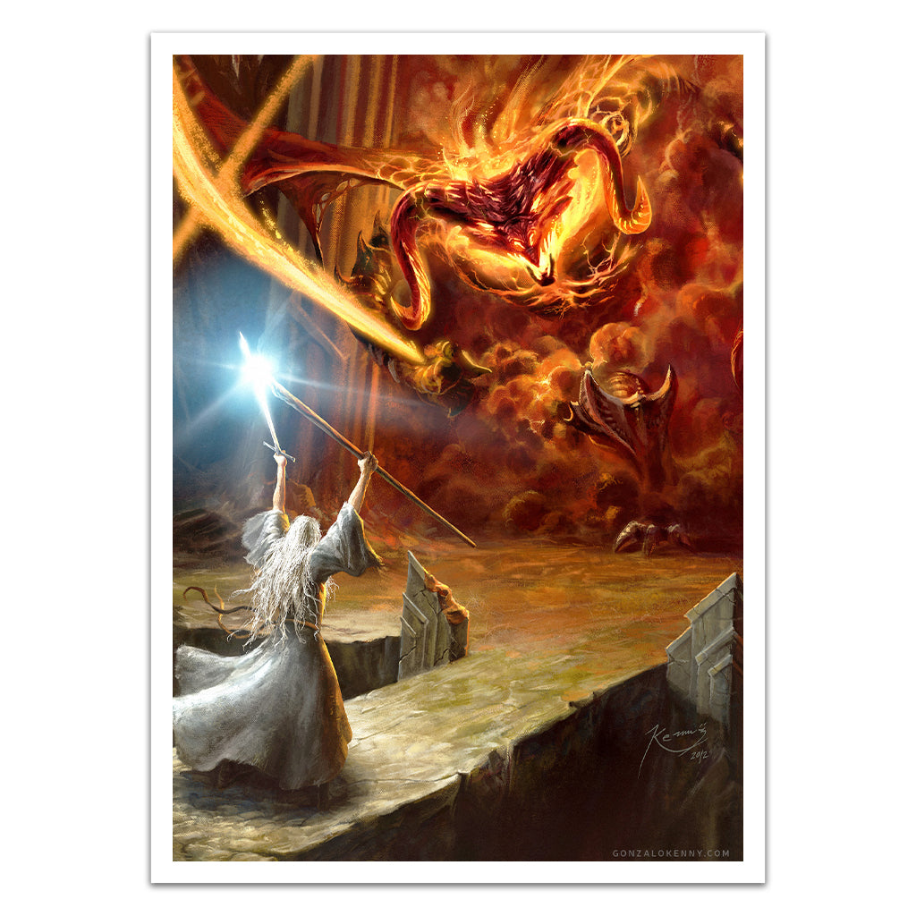 Template Kenny Gandalf vs Balrog V2 Card Sleeves