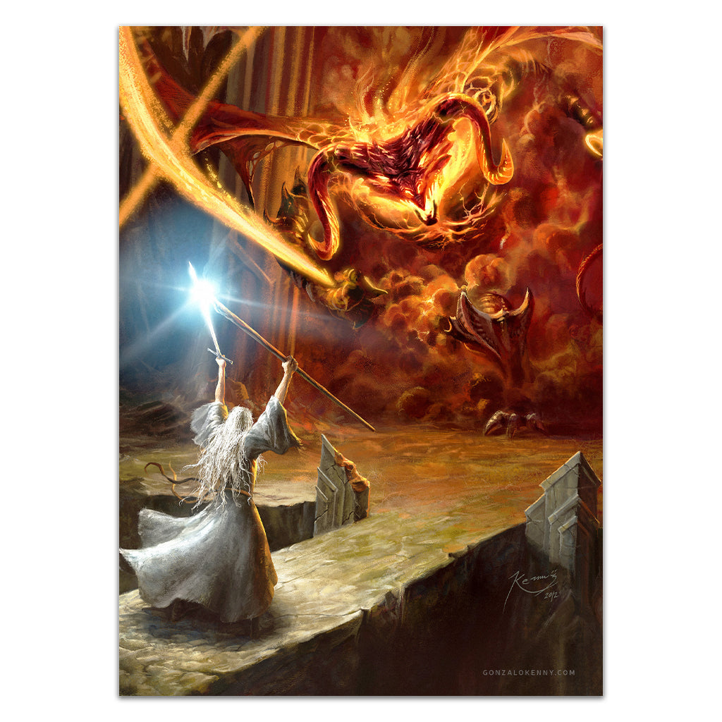 Template Kenny Gandalf vs Balrog V1 Card Sleeves