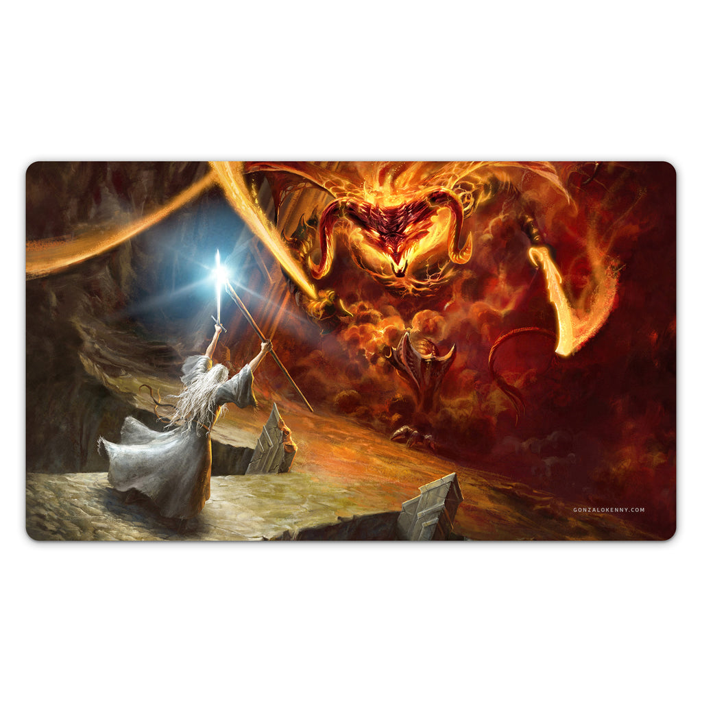 Template Kenny Gandalf vs Balrog Playmat