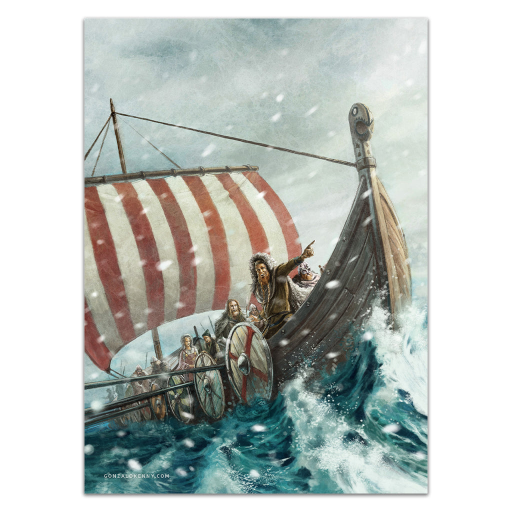 Template Kenny Vikings on the Greenland V1 Card Sleeves