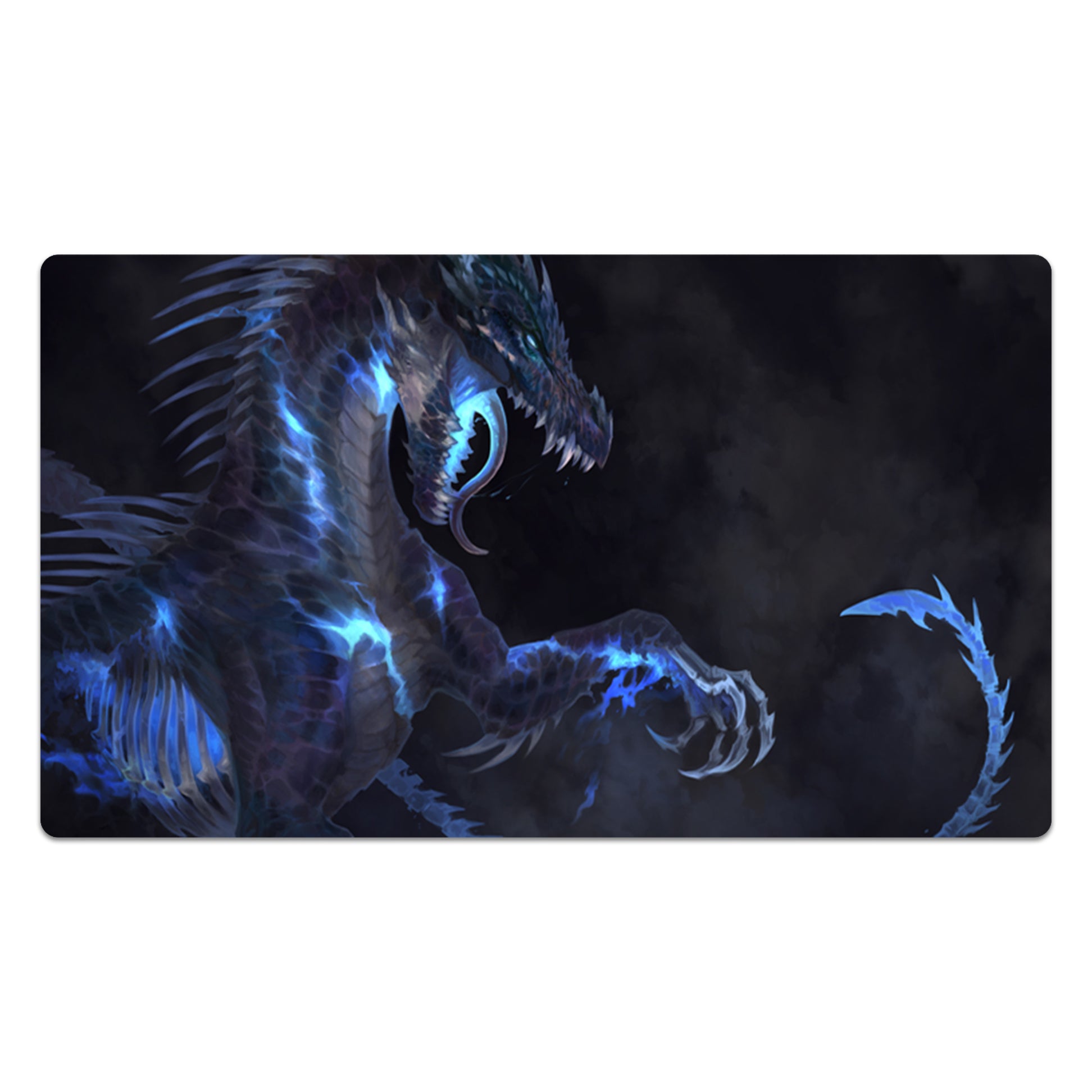 The Black Inferno Dragon's Azure Playmat