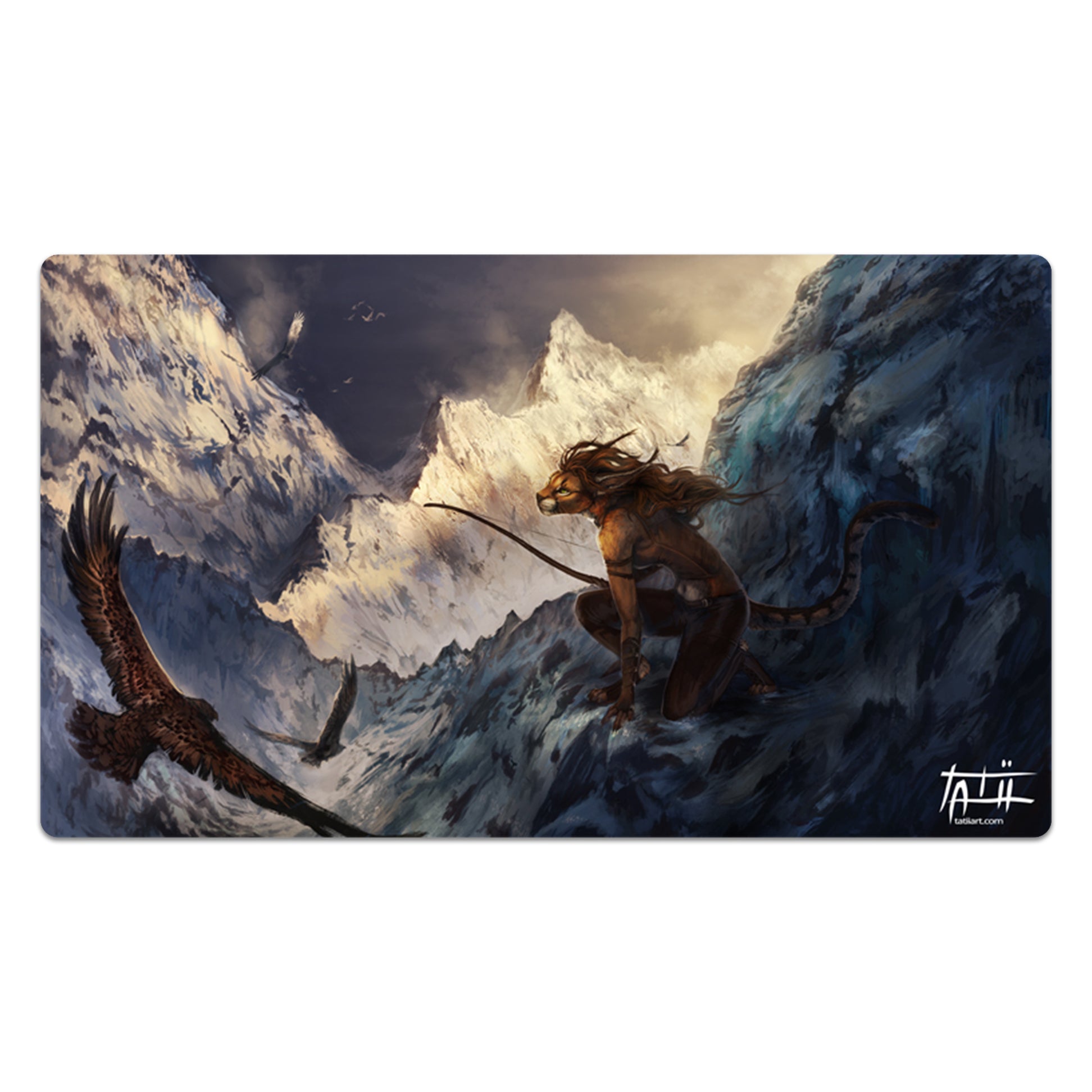 Up For A Winter Hunting Mouse Pad