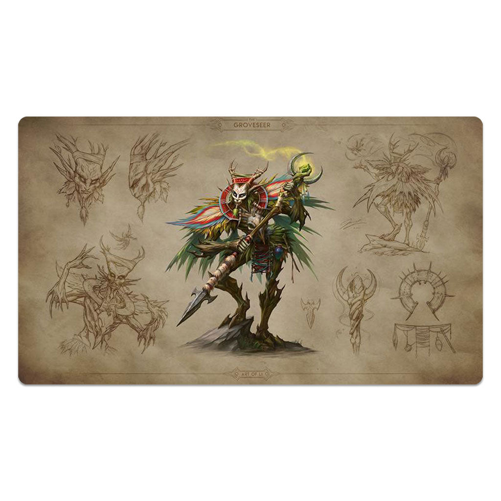 Volgari Groveseer Tribe Heavily Attuned Towards Nature Playmat