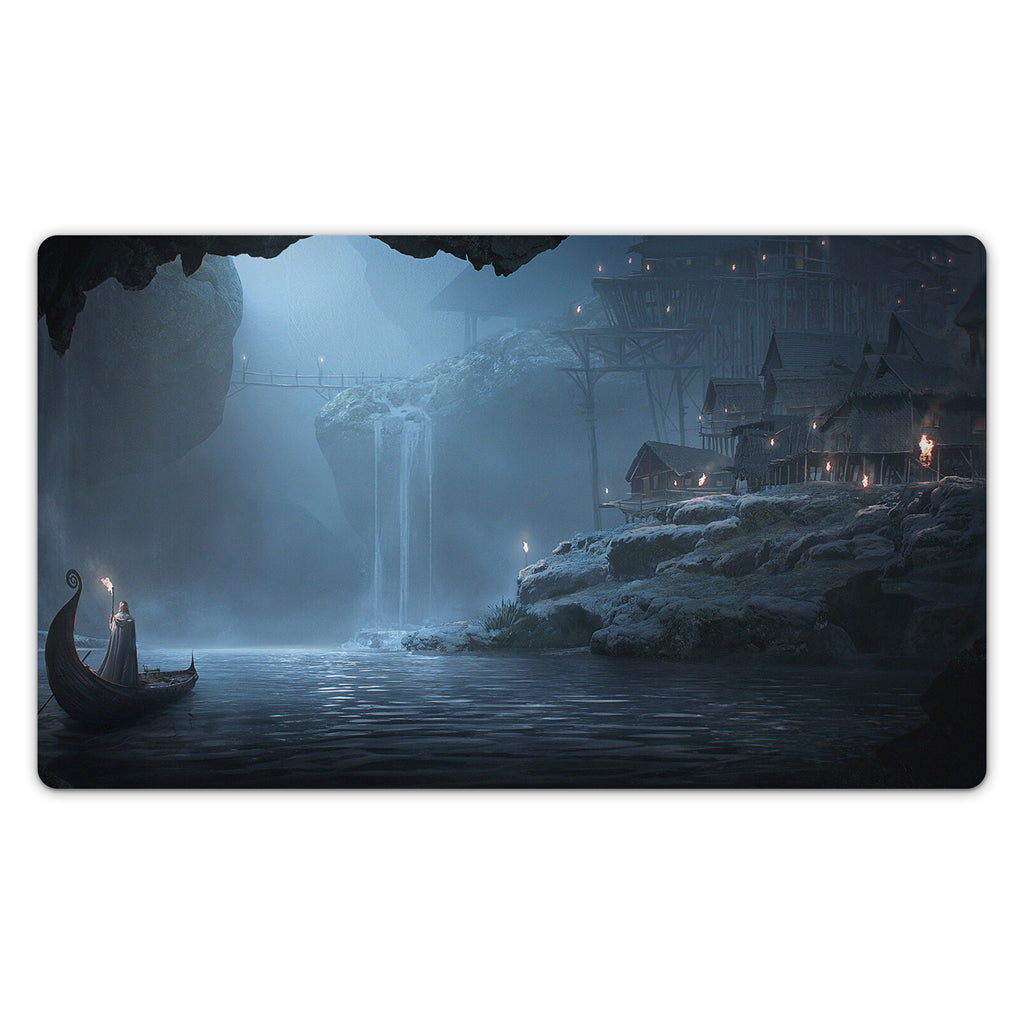 White Wizard The Hidden Village Playmat