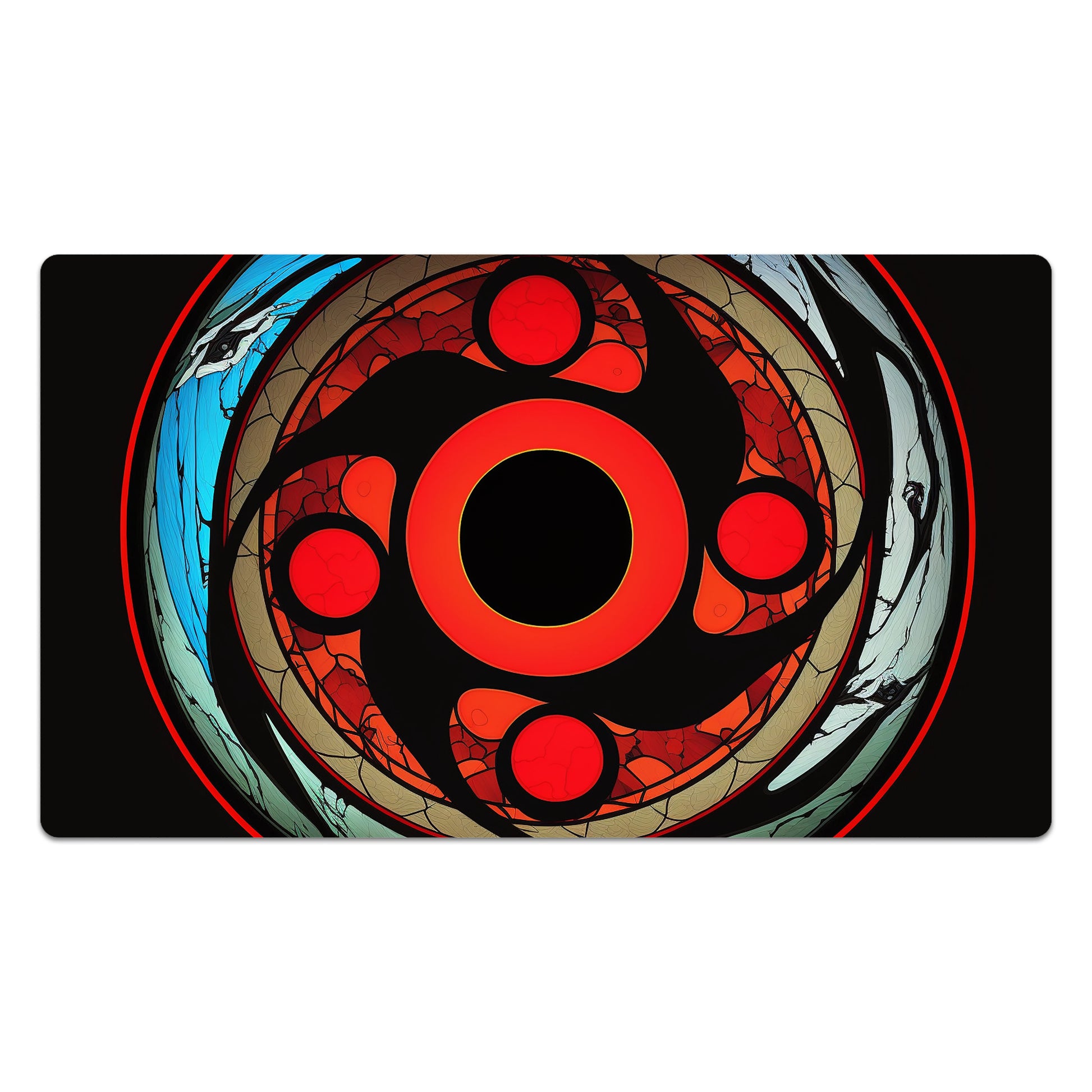 blue sharingan -illusion playmat