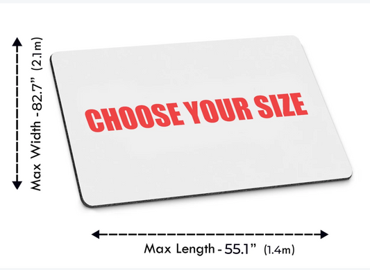 2 Custom Playmats 13"X30"