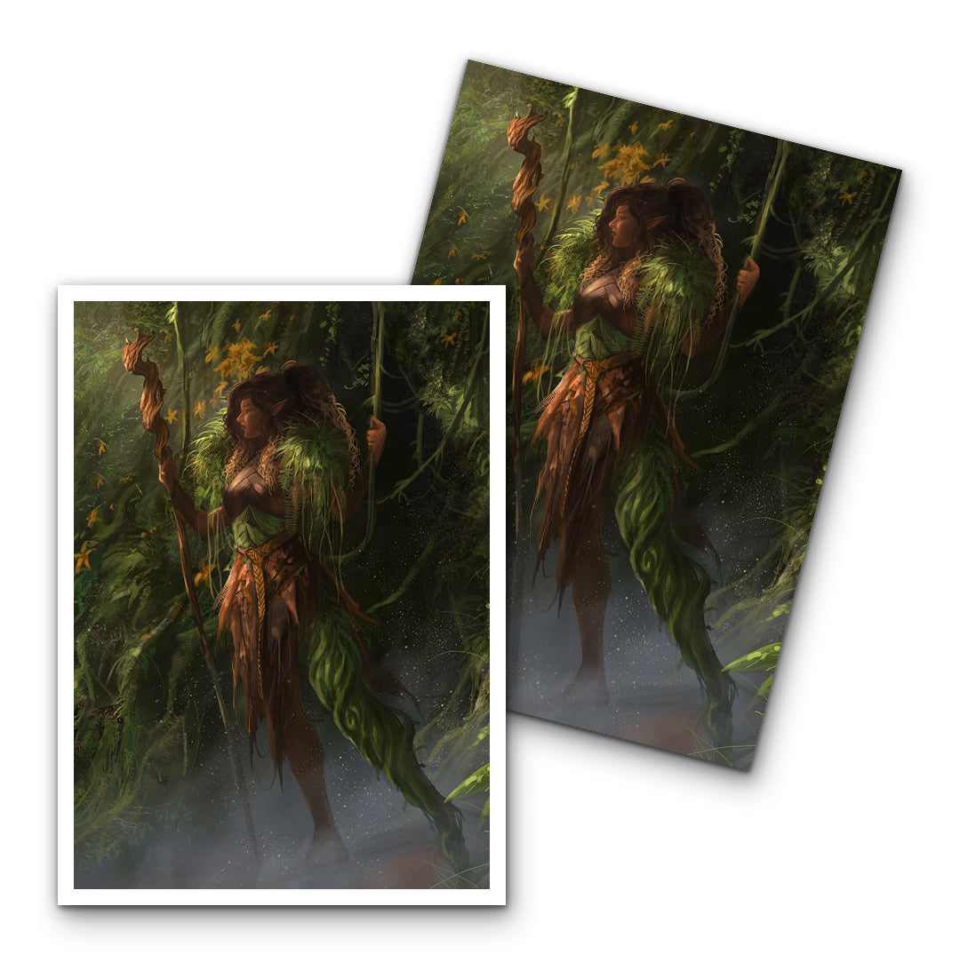 Druid Guarding The Forest Card Sleeves