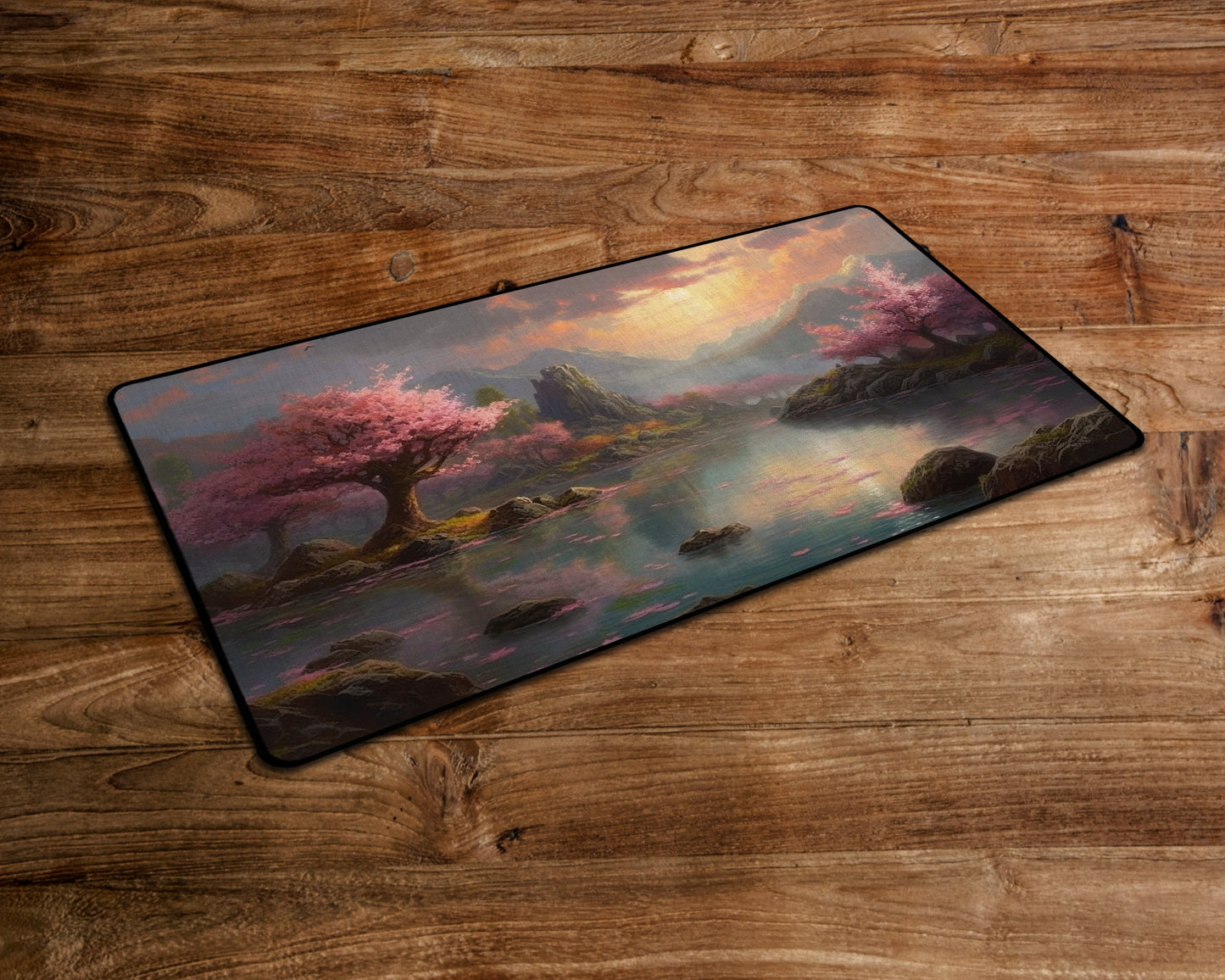 The Reflections of Serenity - MTG Playmat - 24x14 Inches - Playmat for TCG - Handcrafted