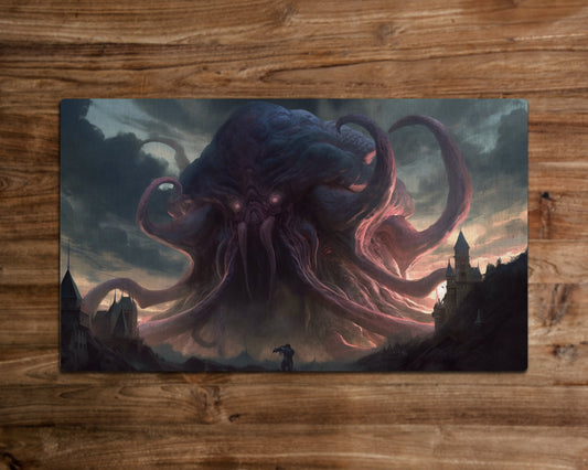 Castle Crusher of the Octopus Abyss - MTG Spielmatte - 24x14 Zoll - Spielmatte für TCG - Handgefertigt