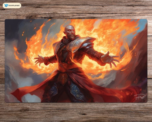 Radiant Flamebearer - MTG Spielmatte - 24 x 14 inches - MTG Geschenke - MTG Zubehör - Magie Tischmatte