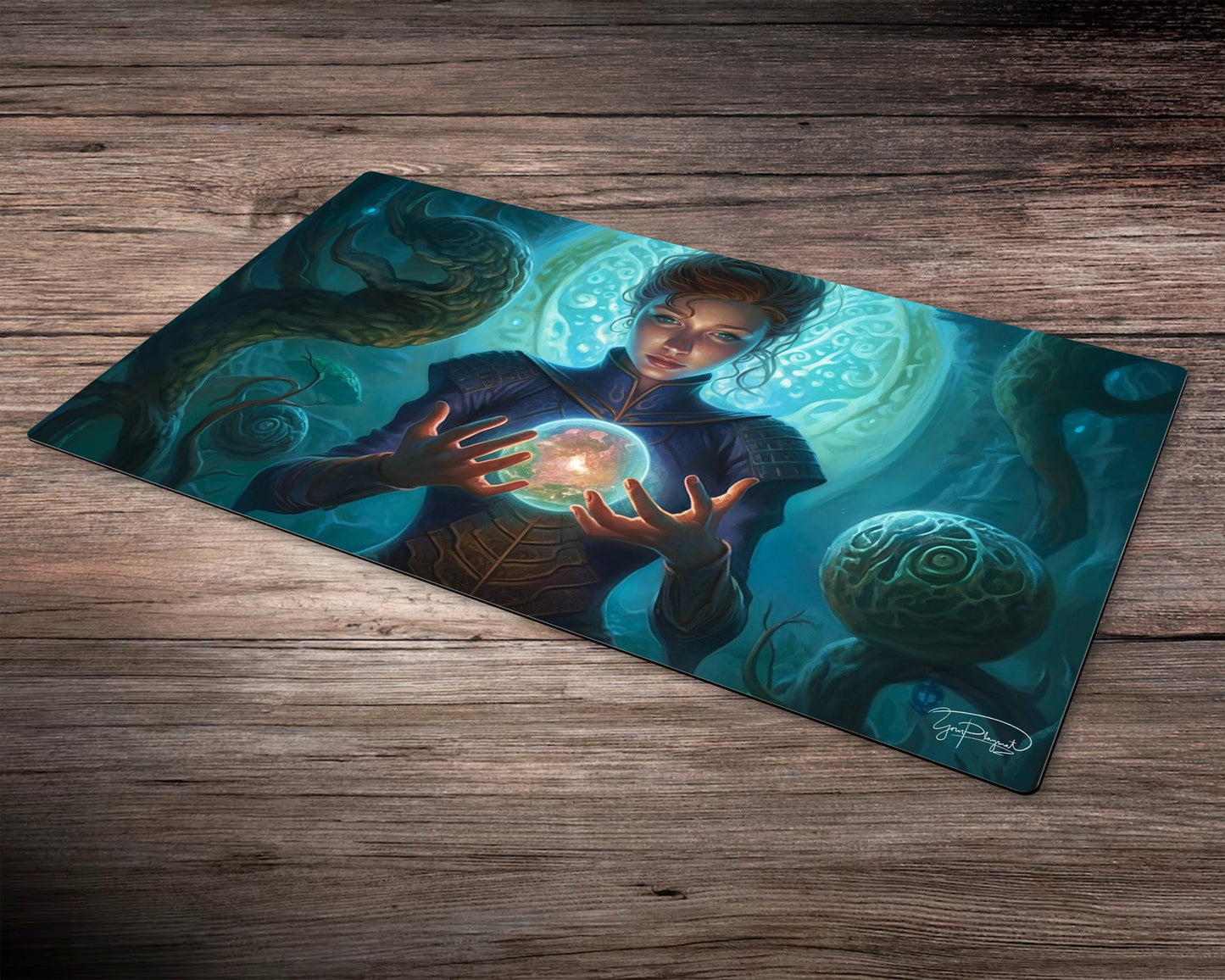 Enchanted Diviner - MTG Spielmatte - 24 x 14 inches - MTG Geschenke - MTG Zubehör - Magie Tischmatte