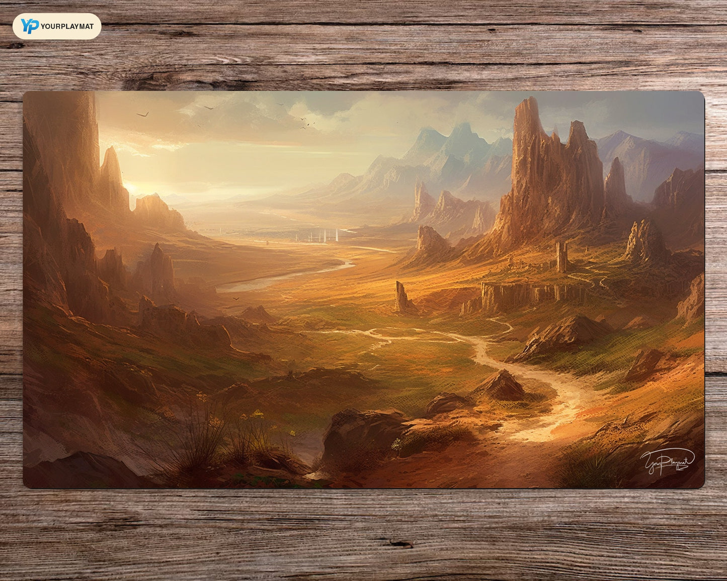 Light of the Lost Plains - MTG Spielmatte - 24 x 14 inches - MTG Geschenke - MTG Zubehör - Magie Tischmatte