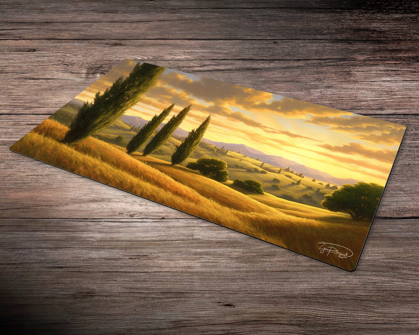 The Song of Plains Cypress - MTG Spielmatte - 24 x 14 inches - MTG Geschenke - MTG Zubehör - Magie Tischmatte