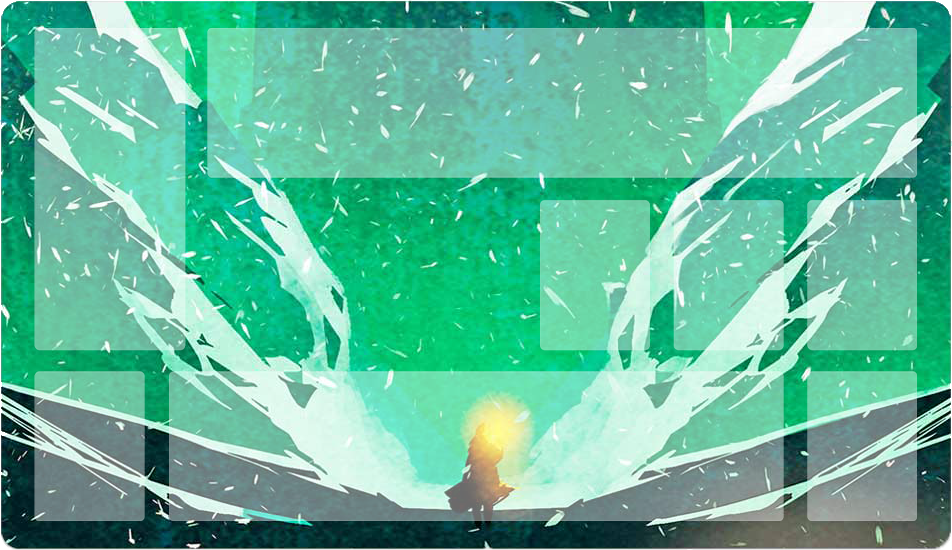 Vision Of The Lone Tree Playmat