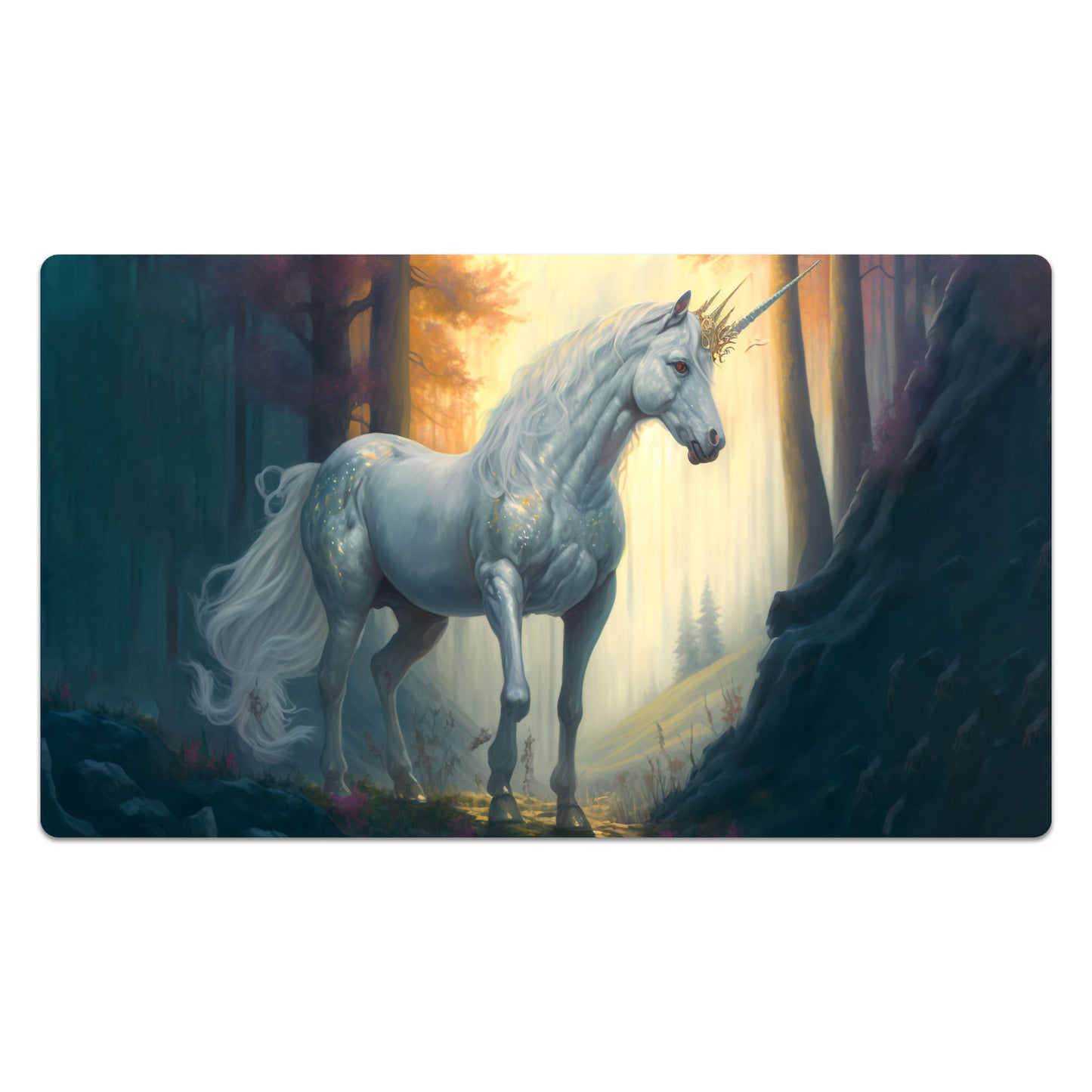 Silver Unicorn Playmat